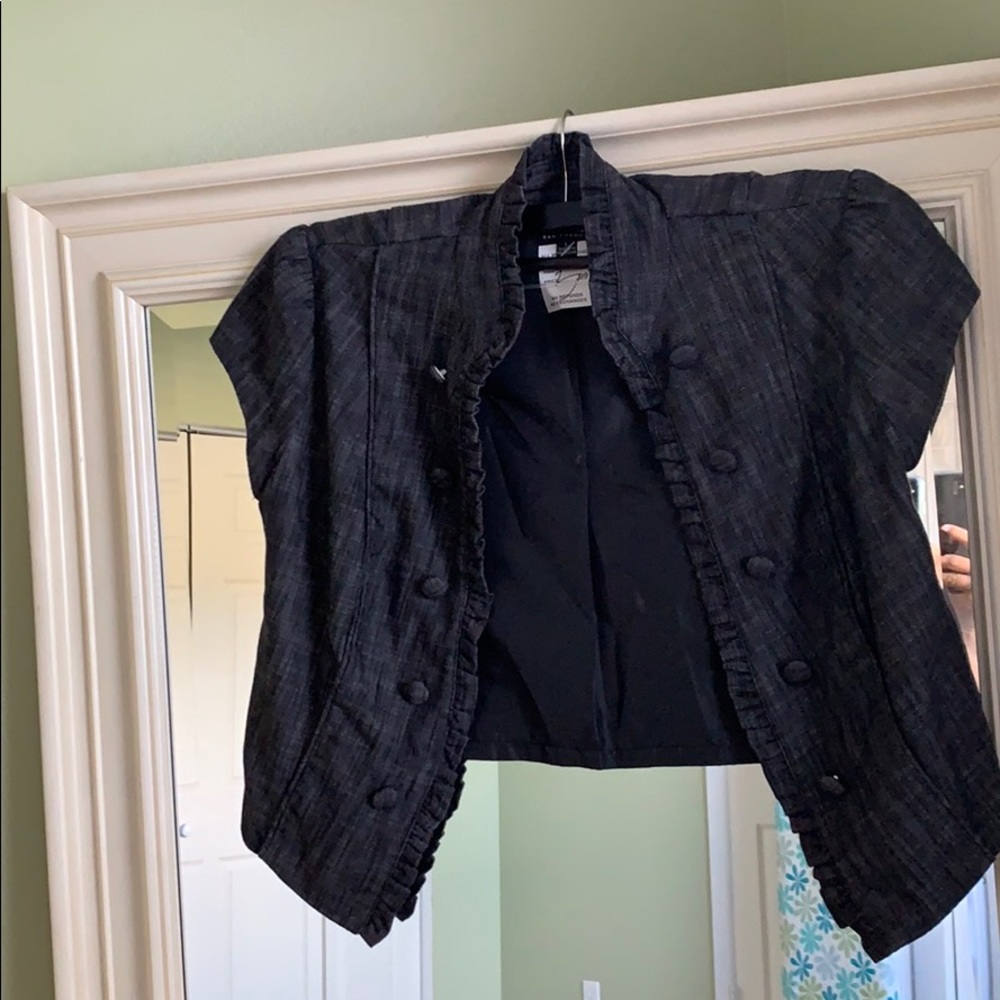 Short sleeve Grey military jacket